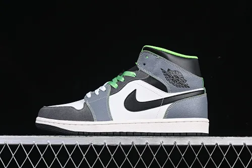 All categories Air Jordan Jordan series basketball shoes Air Jordan 1 Mid Air Jordan 1 Mid "Casa 93" white, gray and brown color Zhongbang basketball shoes HQ3829-001